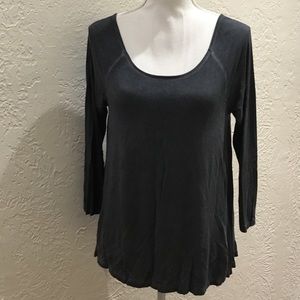 American eagle women’s soft and sexy long sleeve scoop front neckline to…
